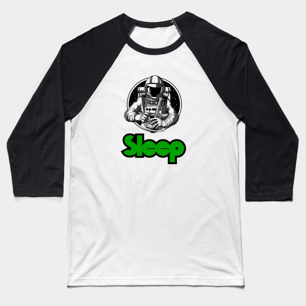 Sleep Band Marijuanaut Baseball T-Shirt by chancgrantc@gmail.com